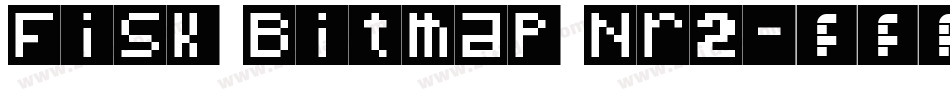 Fisk Bitmap Nr2字体转换